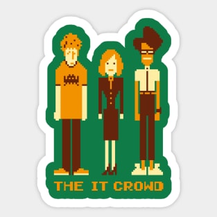 Retro Pixel - The IT Crowd Sticker